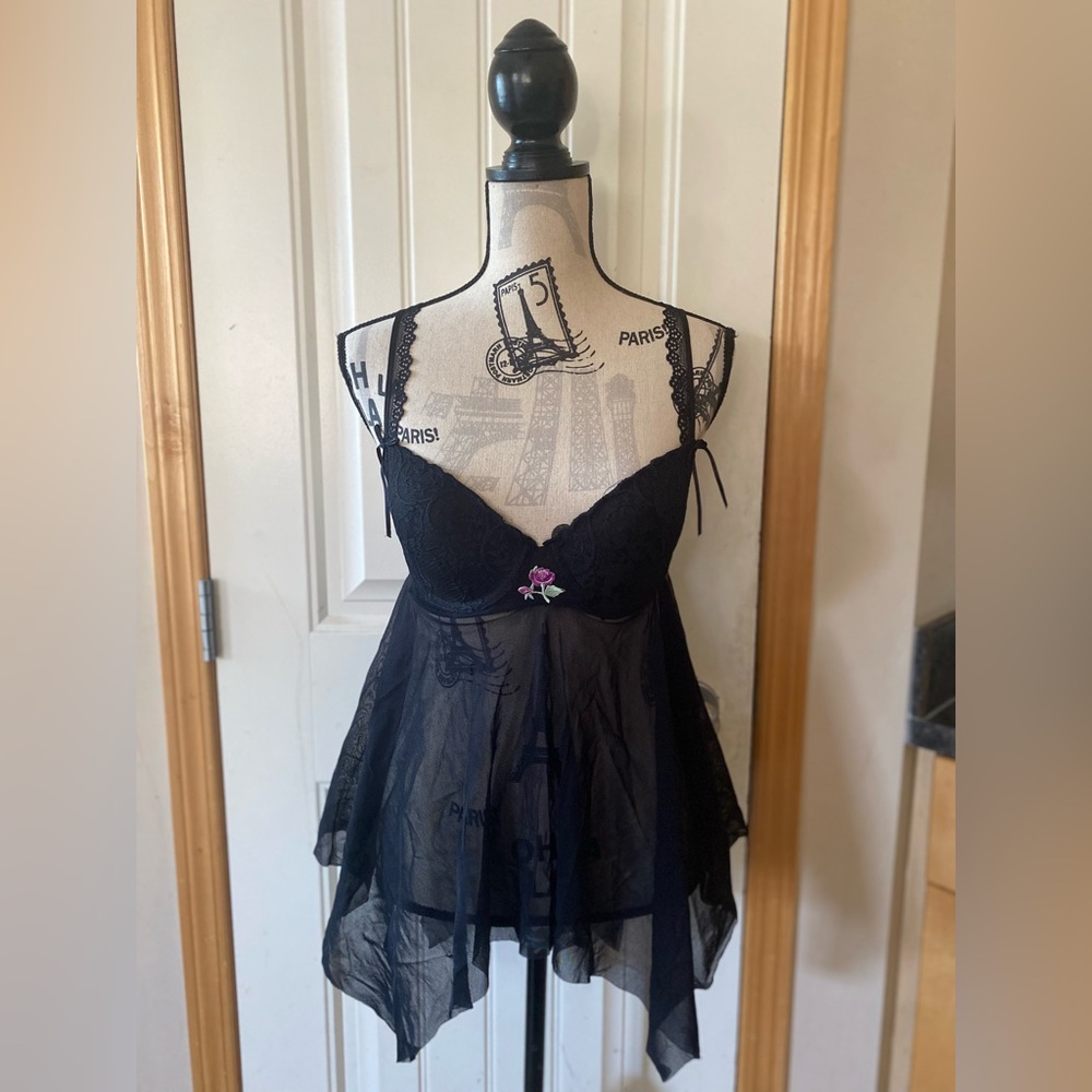 Sexy black lingerie